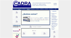 Desktop Screenshot of cadra.org.ar
